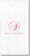 Elegant Initial Carte Embossed Guest Towels Image 3 of 3